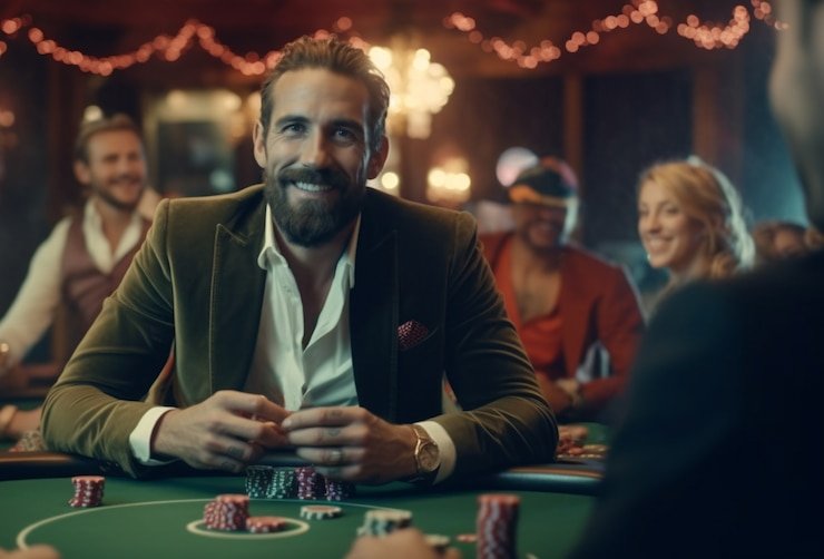 Live casino blackjack and roulette table interface